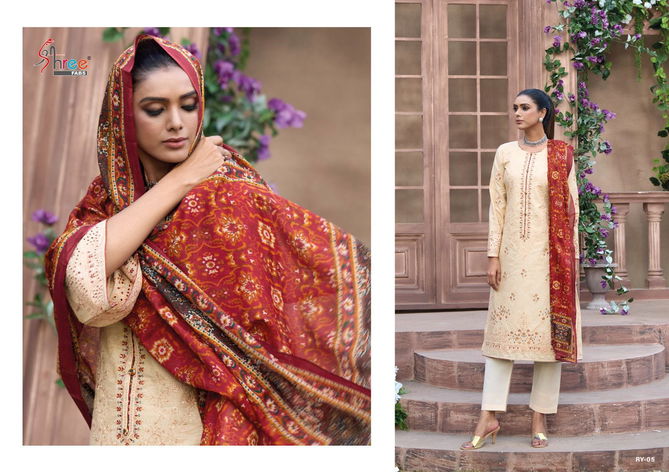 Riwayat Vol 1 By Shree Fab Ry-01 To Ry-06 Series Pakistani Suits Catalog 